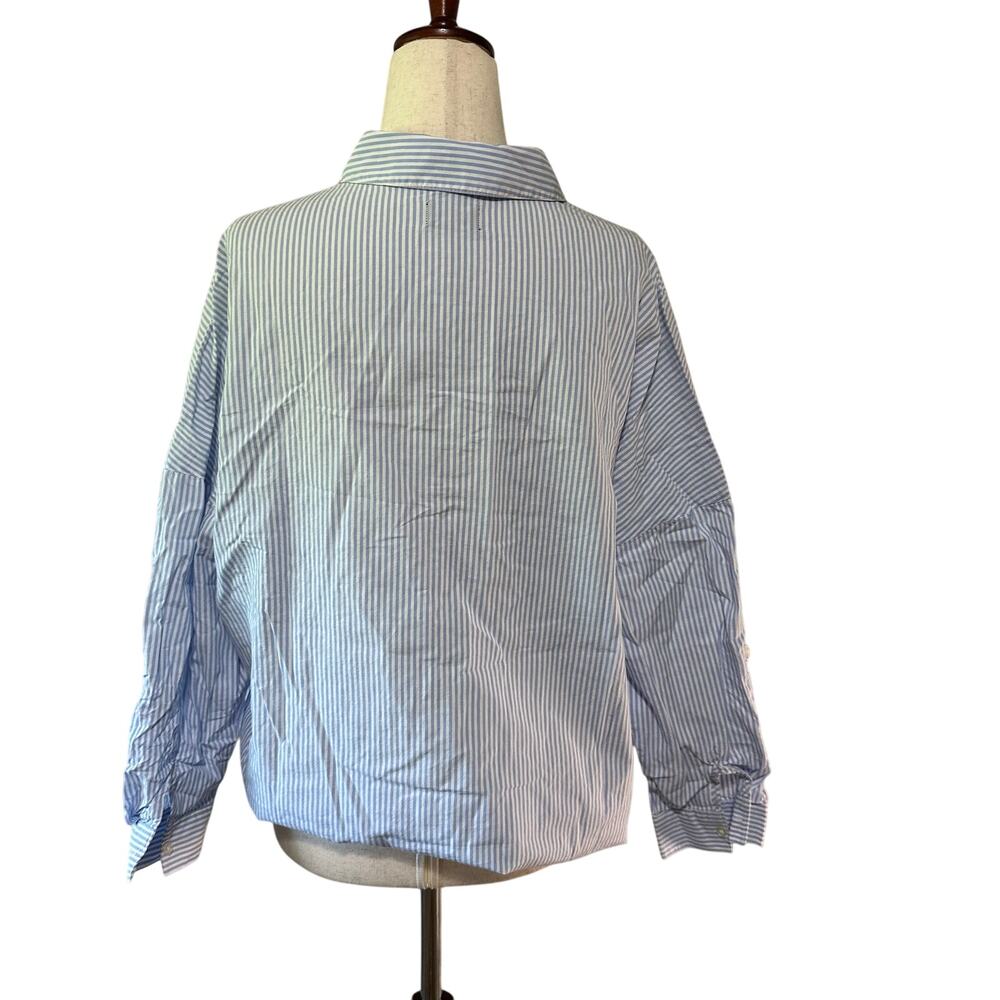 PADINI Women's Rope Long Sleeve Stripes Shirt Size M In Multi - Picture 2 of 8